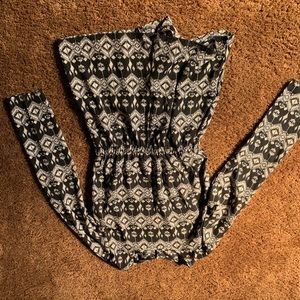 Black and White Romper